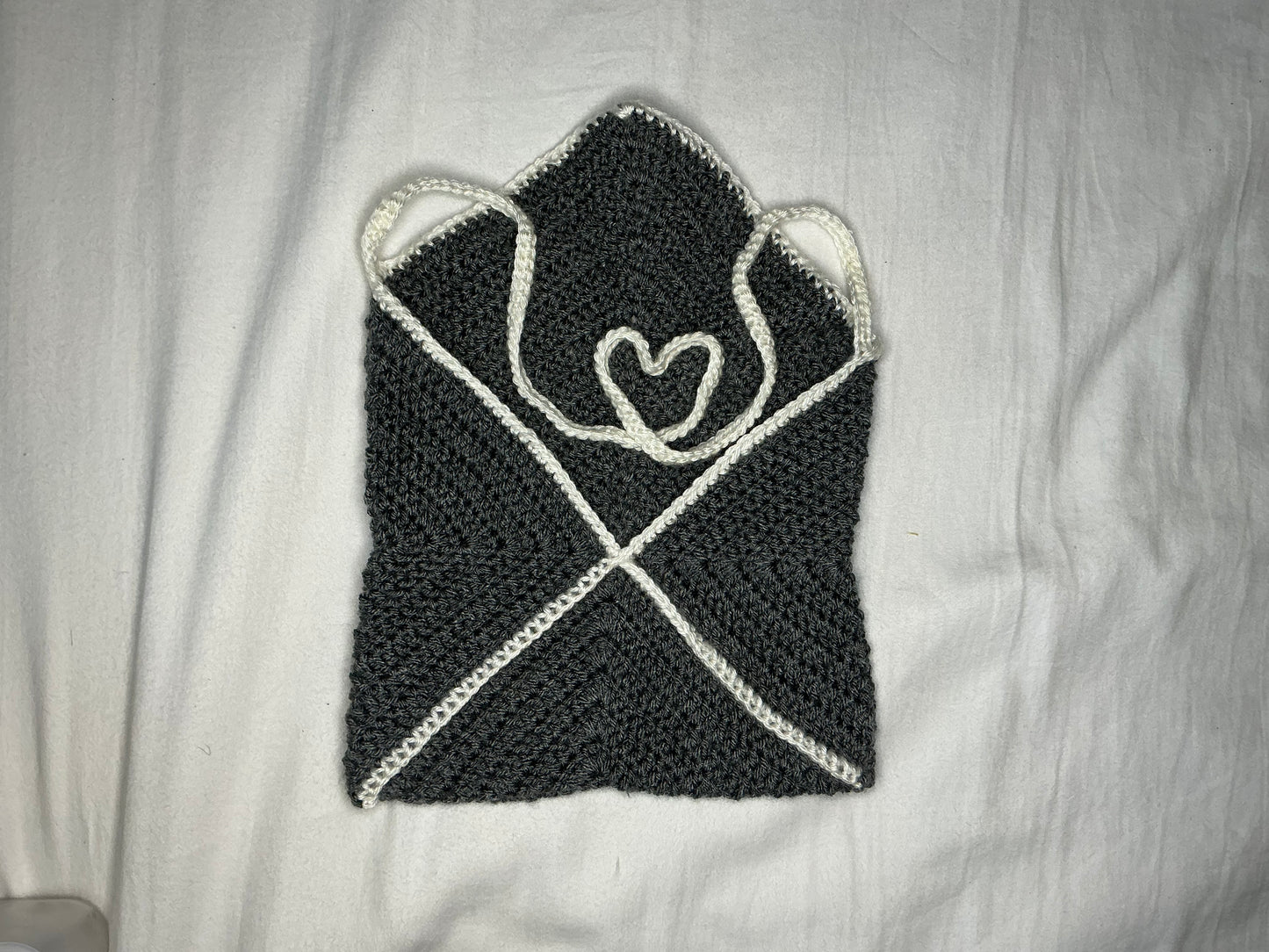 Gray handbag